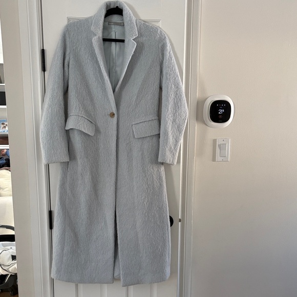 Vince Jackets & Blazers - Vince Soft Blue gray Wool Blend Coat